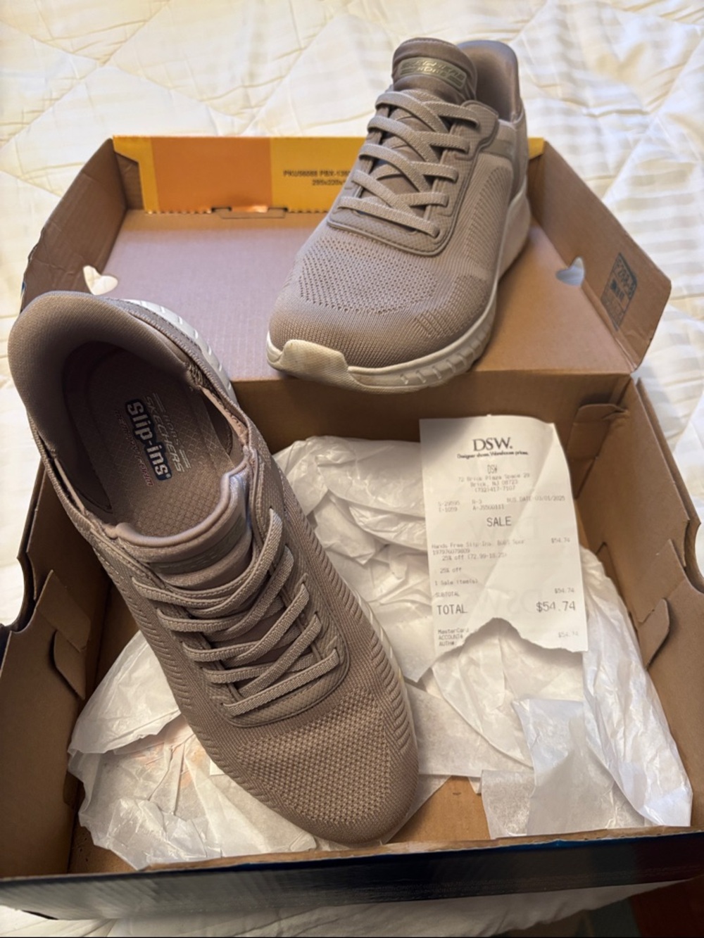 Skechers women’s Mesh Trainer in Taupe